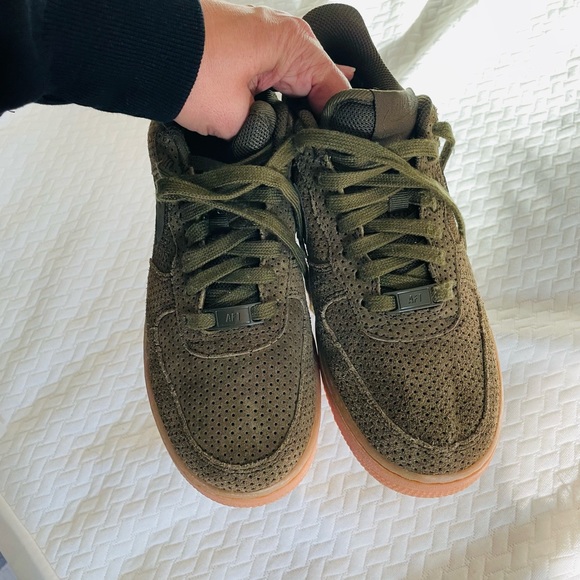 Air Force One army green women’s size 7 sample - Picture 7 of 10
